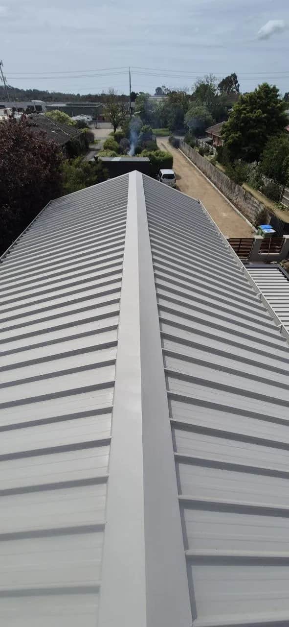 Frankston new Colorbond roof installation - complete metal roofing replacement with proper flashing