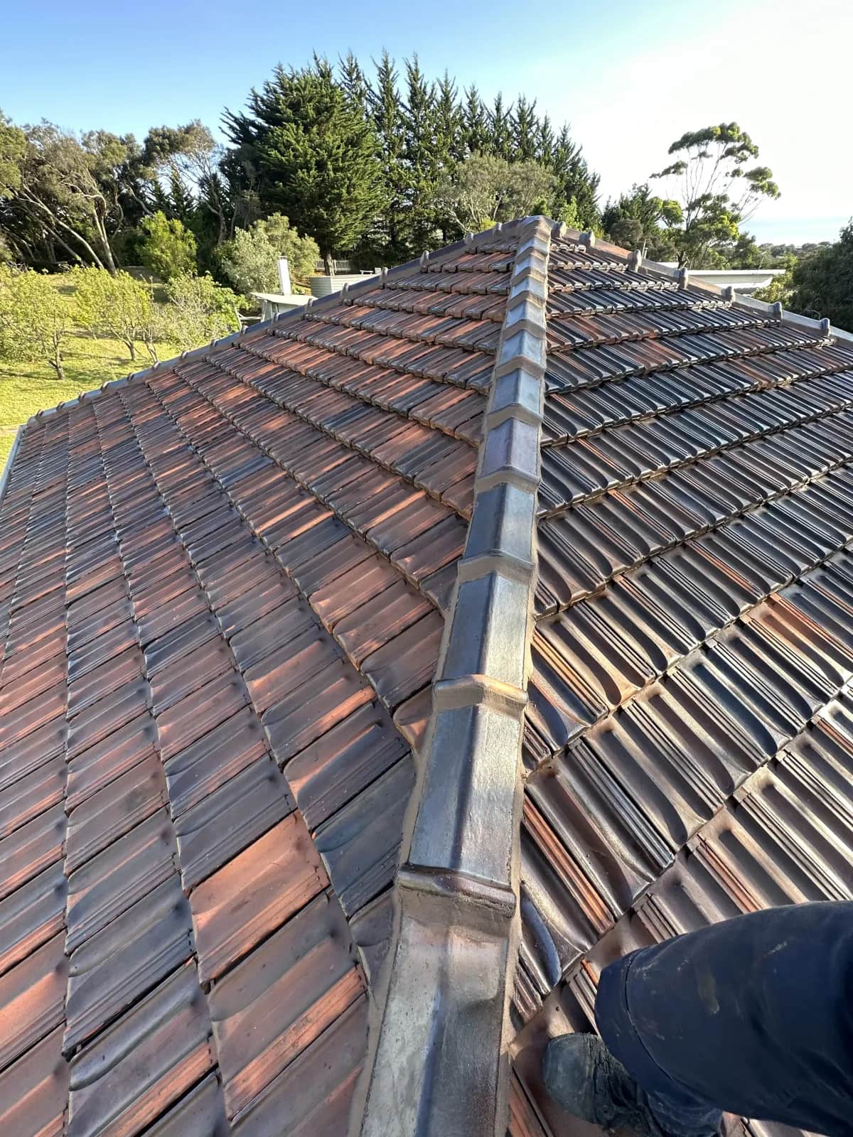 Cranbourne professional roof restoration - family home with premium Dulux coating and flexible pointing