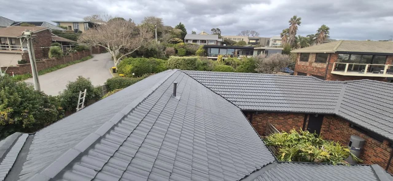 Heat reflective roof coating applied to a home in Frankston and the Mornington Peninsula area